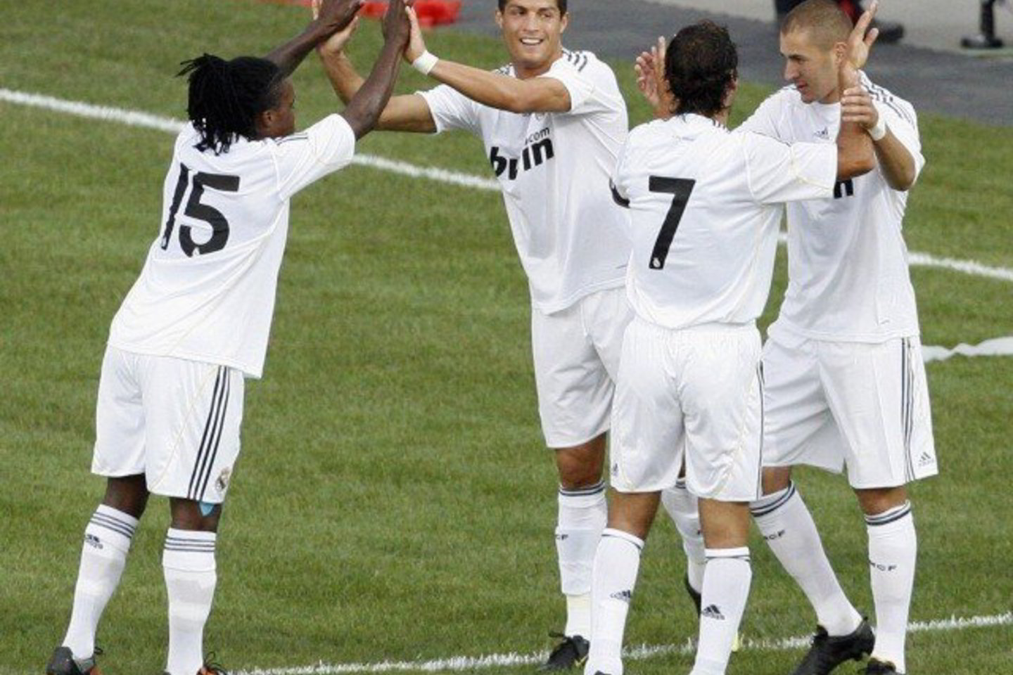 "Real" ekipos futbolininkai prapliupo įvarčiais.