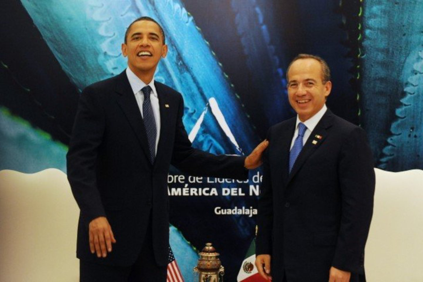 B.Obama su Meksikos prezidentu F.Calderonu aptarė kovą su narkotikų prekeivių grupuotėmis.