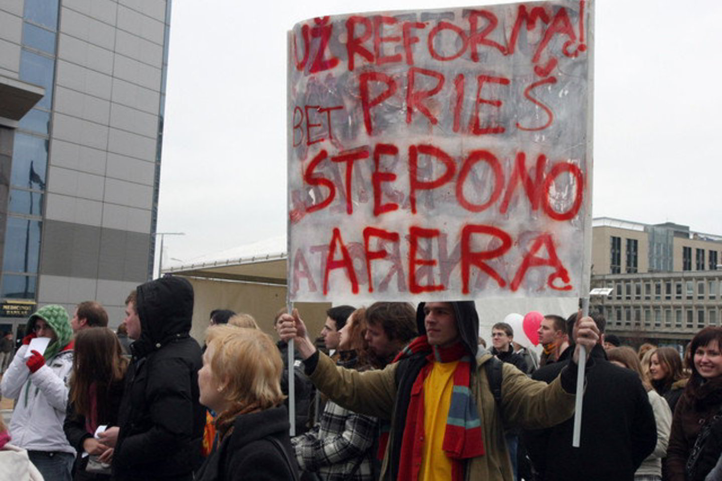 Studentai nepatenkinti aukštojo mokslo reforma.