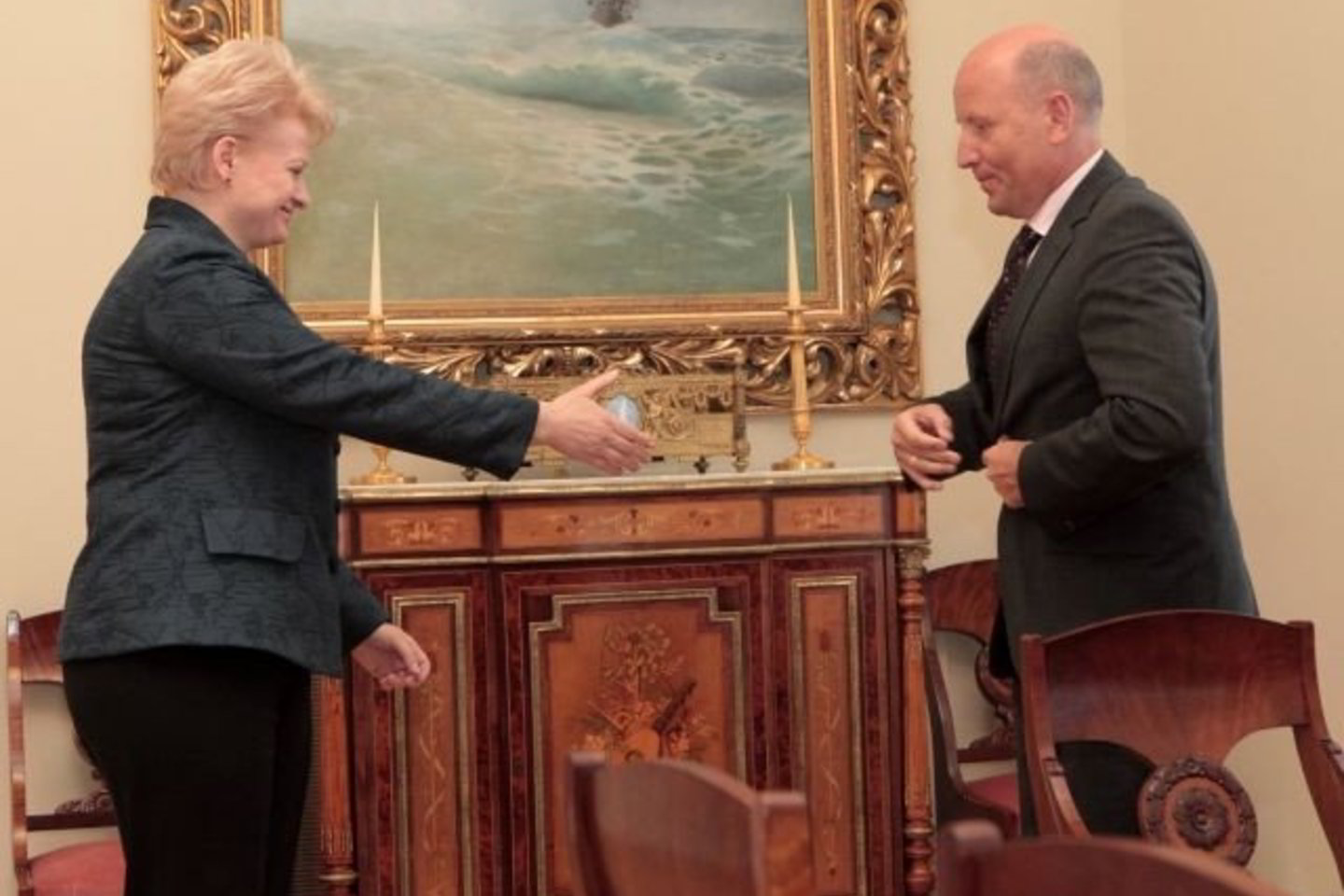 Ketvirtadienį R.Palaitis susitiko su prezidente D.Grybauskaite.