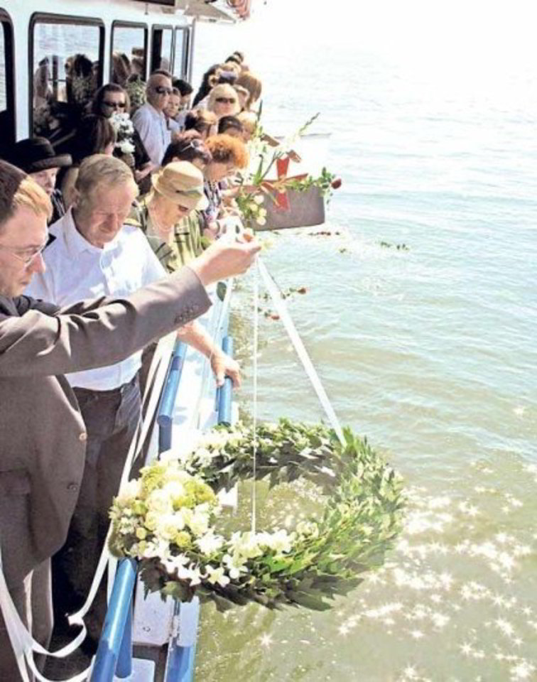 Rugpjūčio pradžioje dalis iš JAV parvežtų Ž.Žalio pelenų buvo išbarstyta Baltijos jūroje.