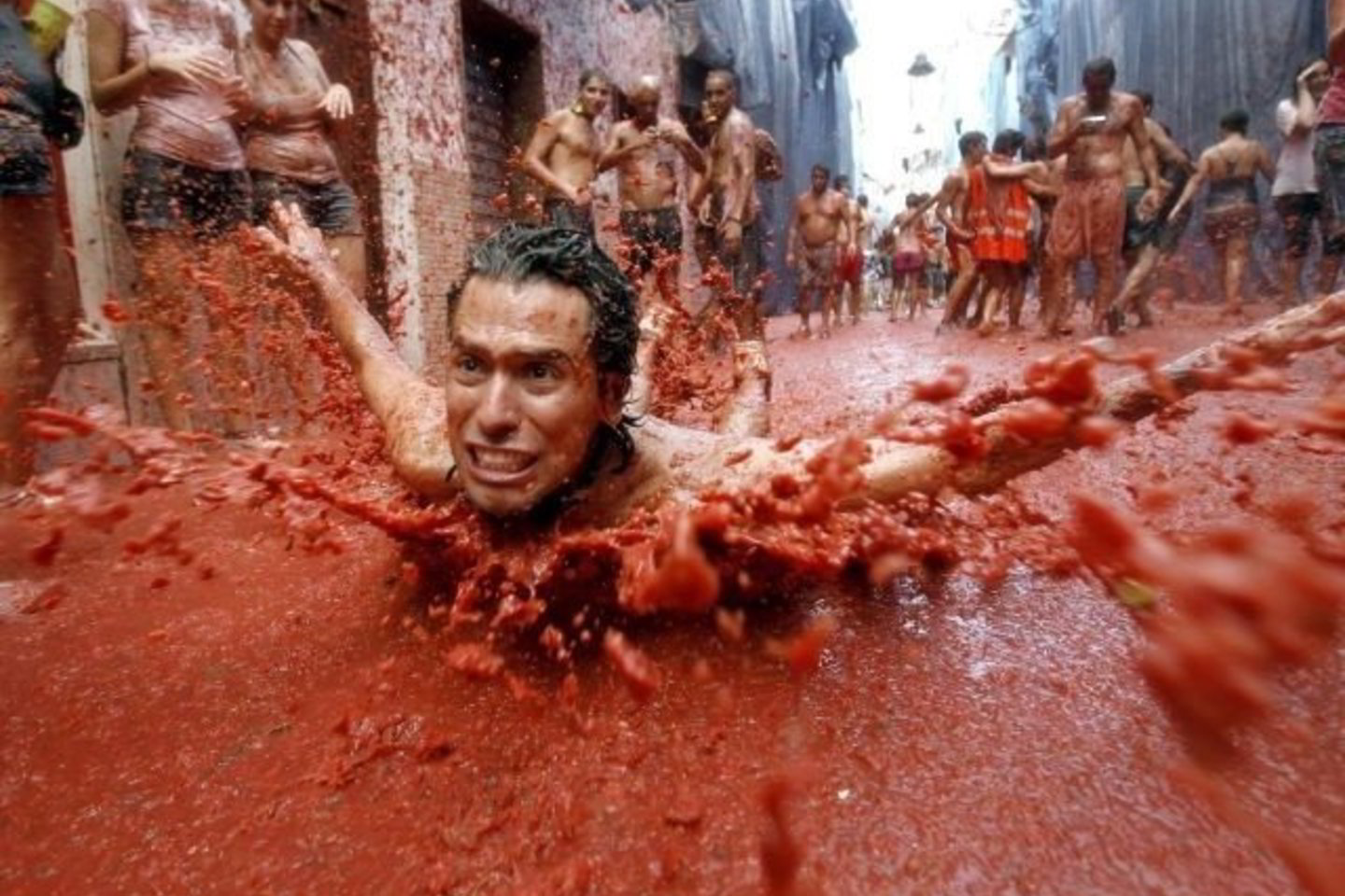 Tomatina, kaip vadina šį renginį vietos gyventojai, vyko jau 60-ąjį kartą.