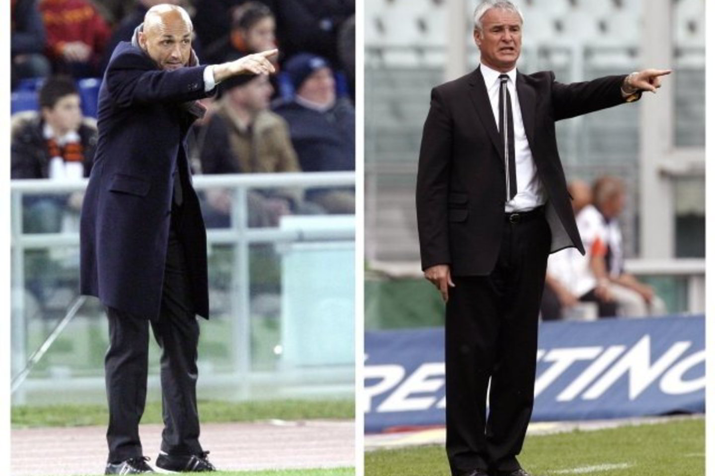 Atsistatydinusio L.Spalletti (kairėje) vietą užims C.Ranieri.