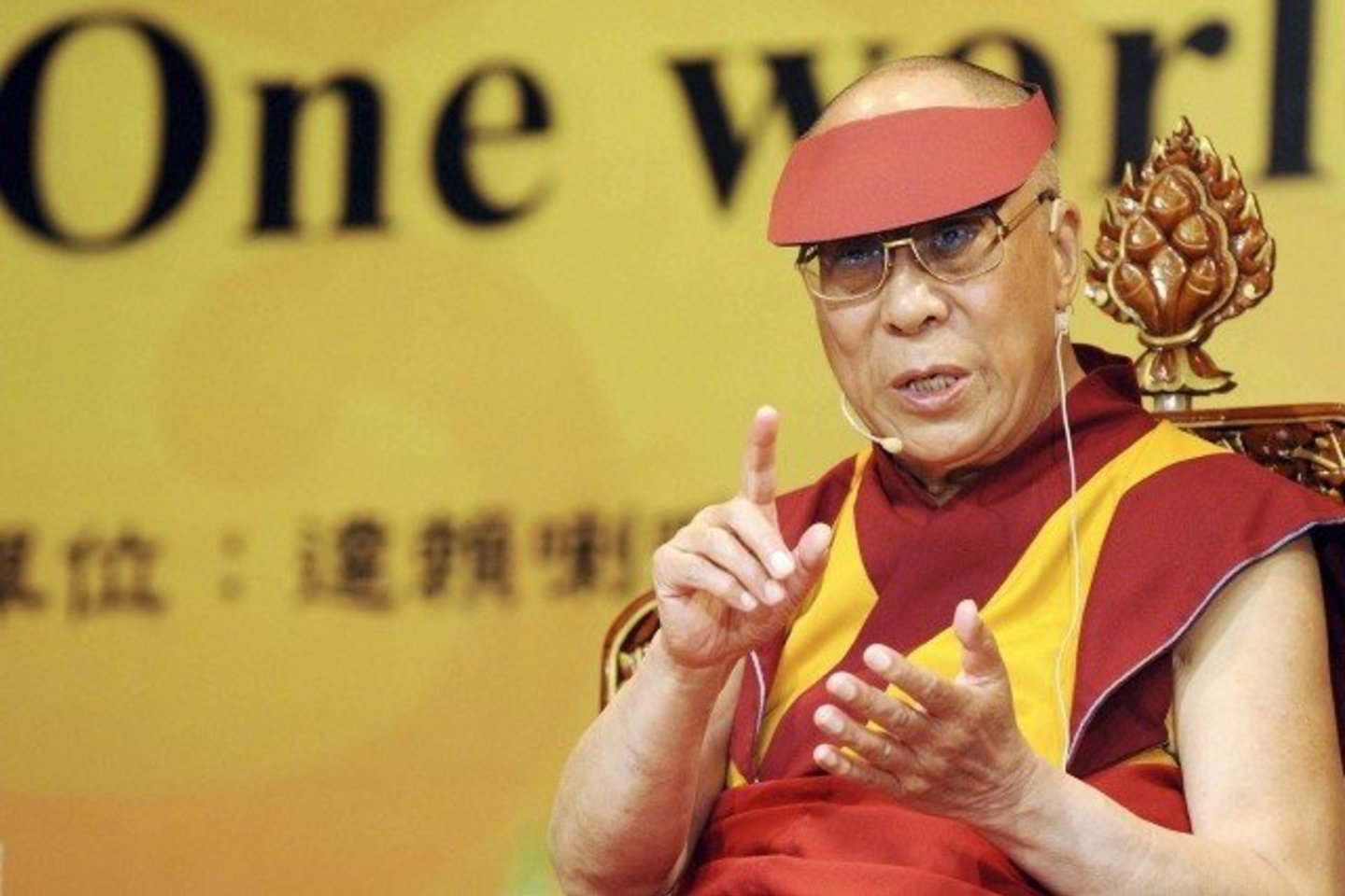 Dalai Lama yra atvykęs į Taivaną penkias dienas truksiančio vizito.
