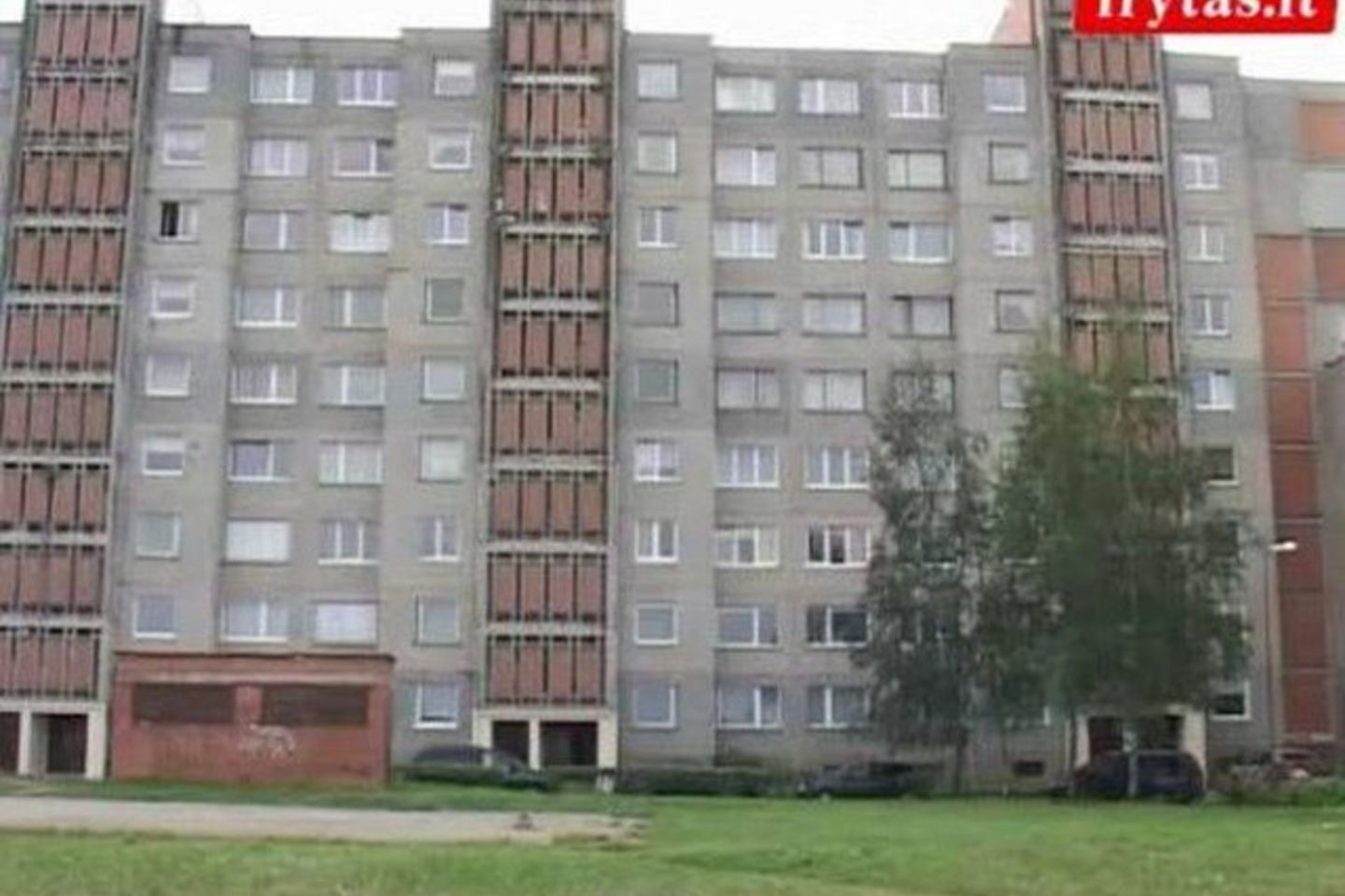 Nelaimė įvyko šiame daugiabutyje.