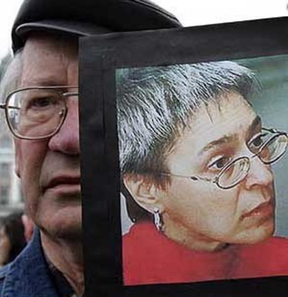 A.Politkovskaja buvo nušauta Maskvoje 2006-aisiais.