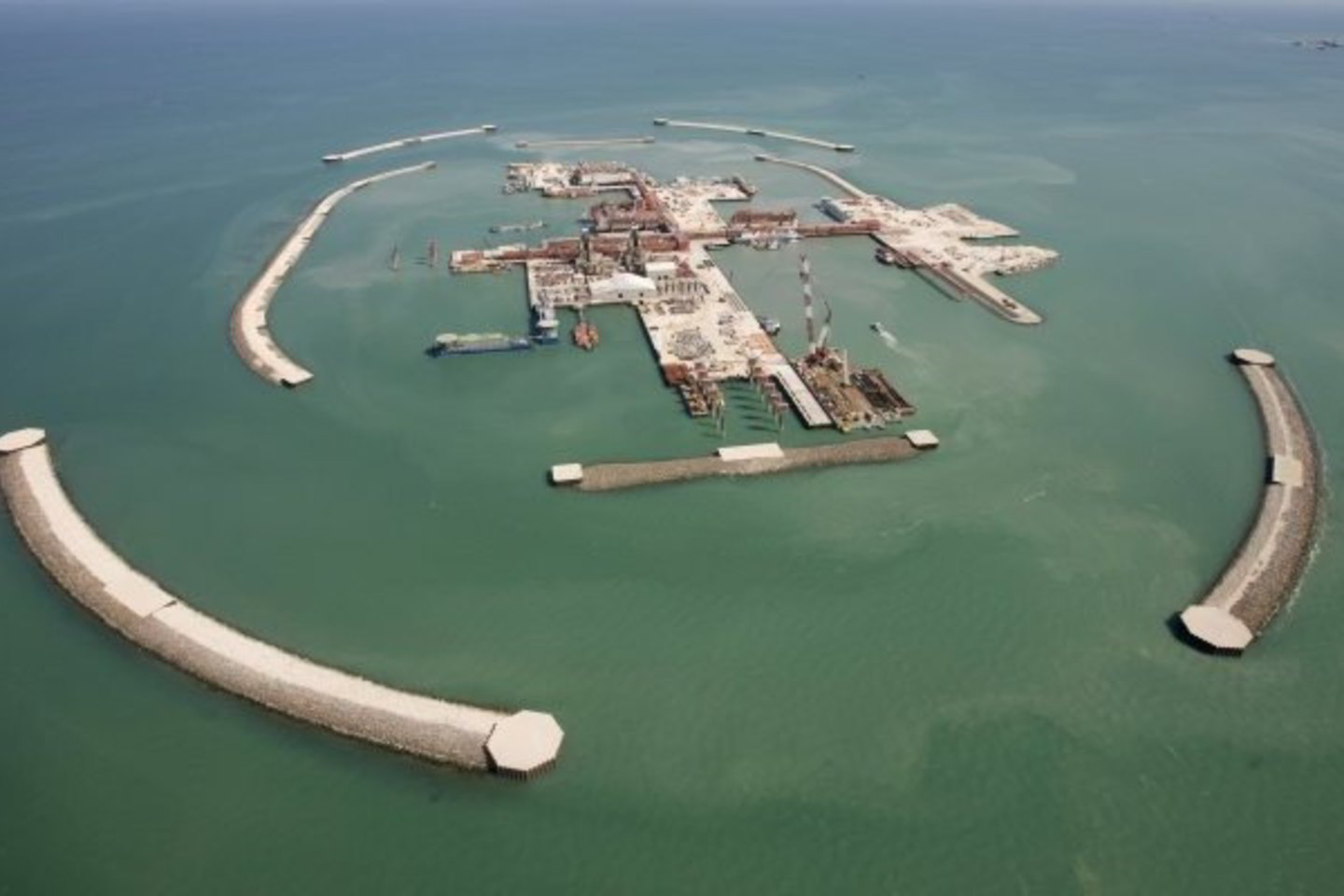 Kašagano telkinys yra vienas sudėtingiausių ir brangiausių energijos projektų pasaulyje.