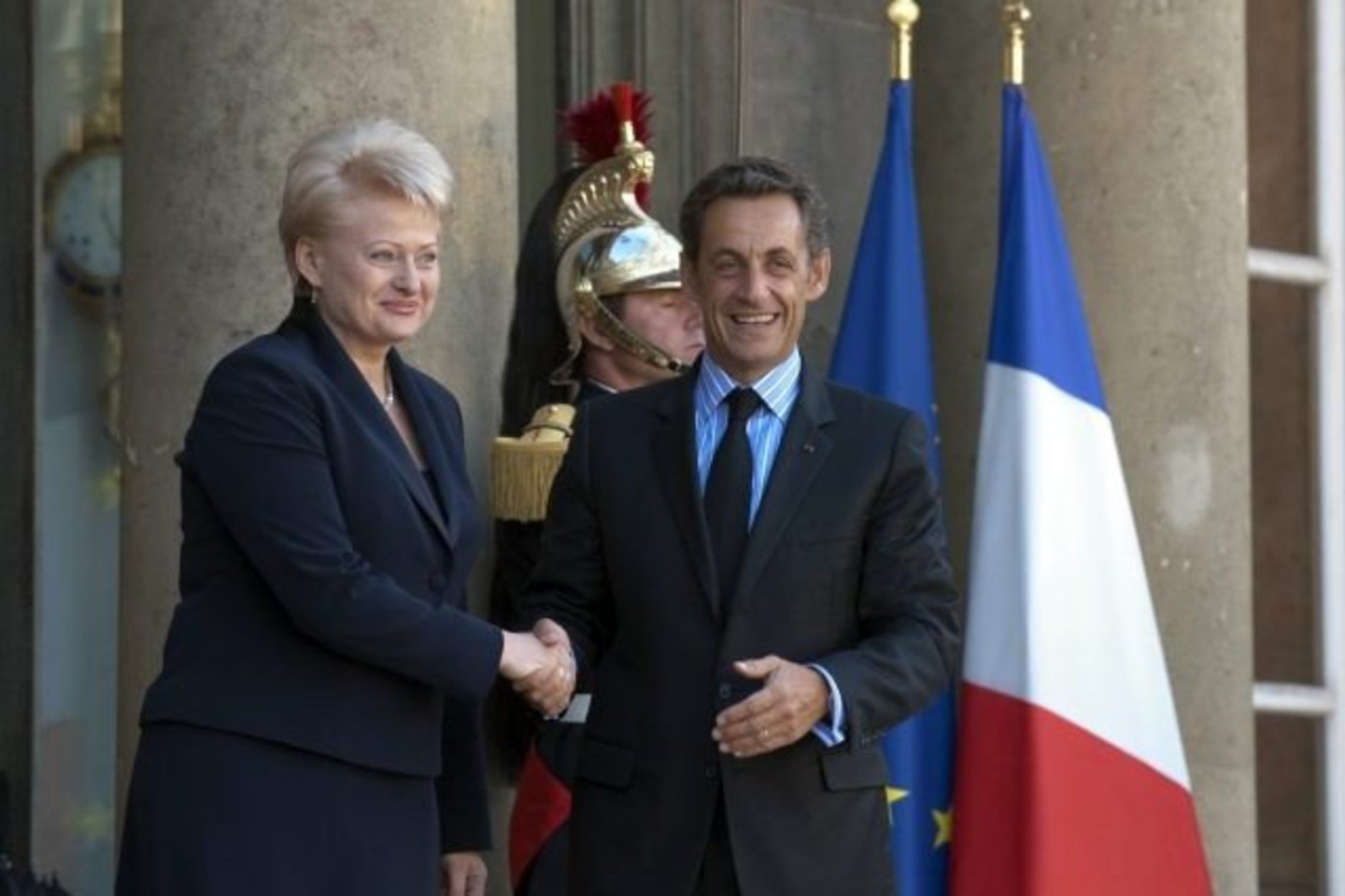 D.Grybauskaitė Prancūzijoje ne tik susitiko su N.Sarkozy, bet ir davė interviu žiniasklaidai.