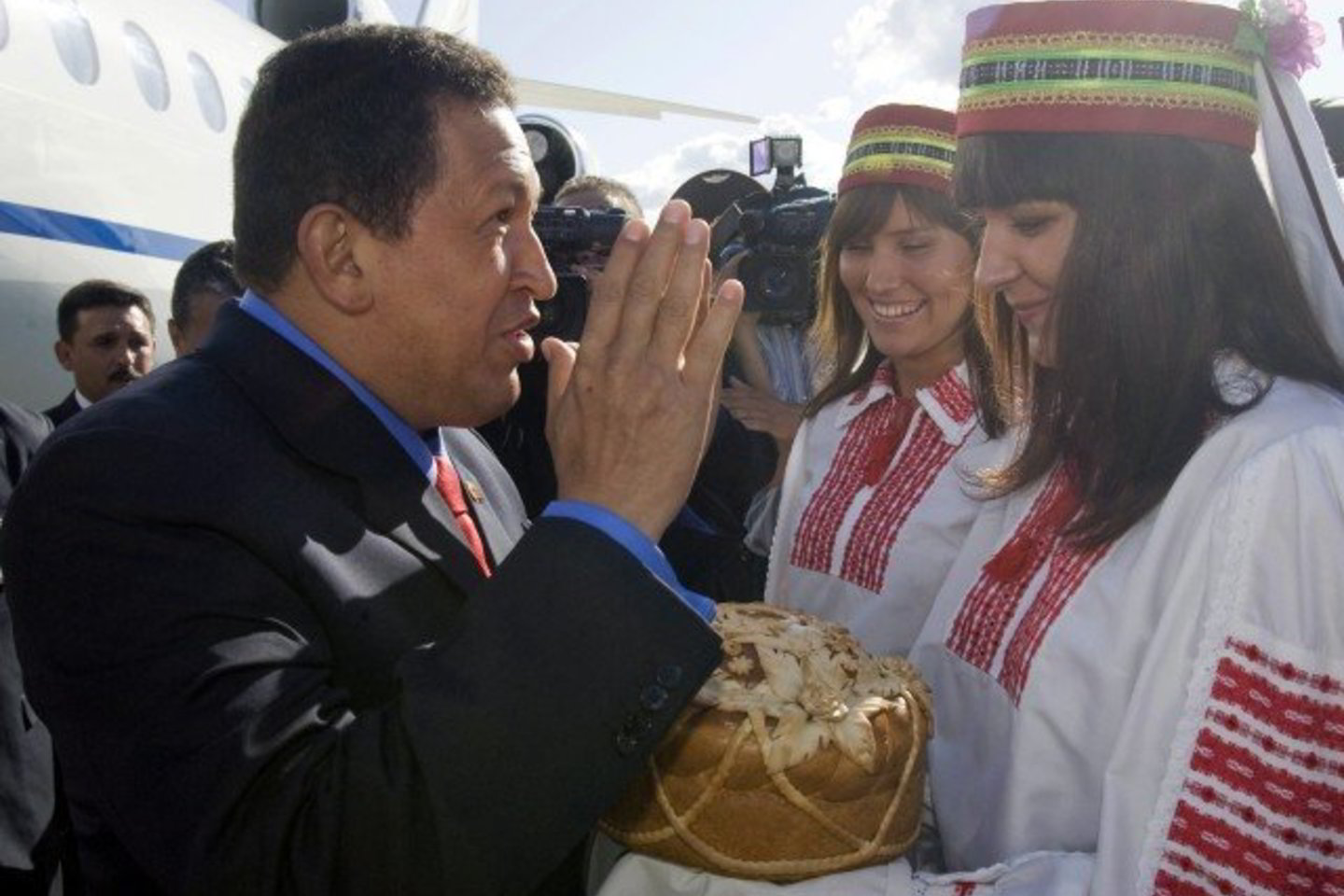Venesuelos prezidentas H.Chavezas atvyko į Baltarusiją.