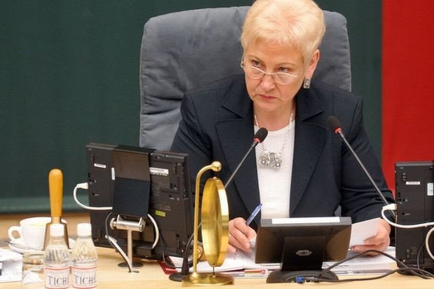 Šiuo metu I.Degutienė laikinai eina Seimo pirmininkės pareigas.