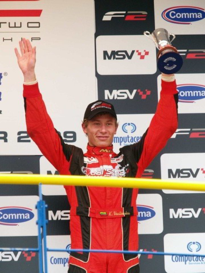 K.Vasiliauskas šiemet ne kartą kopė ant „Formulės 2“ čempionato garbės pakylos.