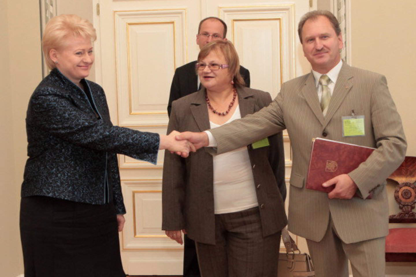 Prezidentė Dalia Grybauskaitė priėmė Teisėjų etikos ir drausmės komisijos pirmininką Artūrą Driuką ir Teisėjų tarybos pirmininkę Laimą Garnelienę.