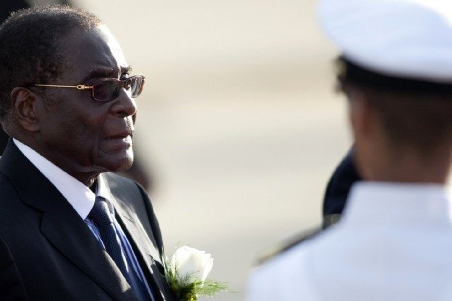 Tarp 50 valstybių vadovų yra Zimbabvės prezidentas R.Mugabe.