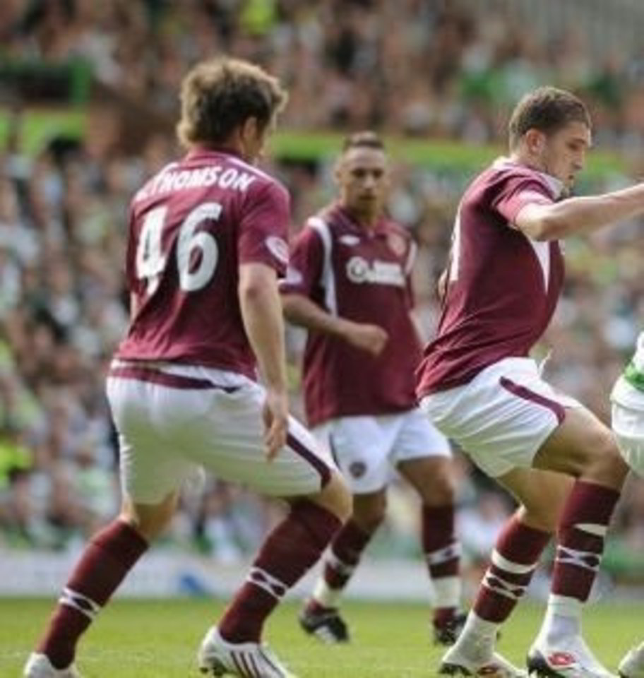 "Hearts" futbolininkai pakilo į septintąją vietą.