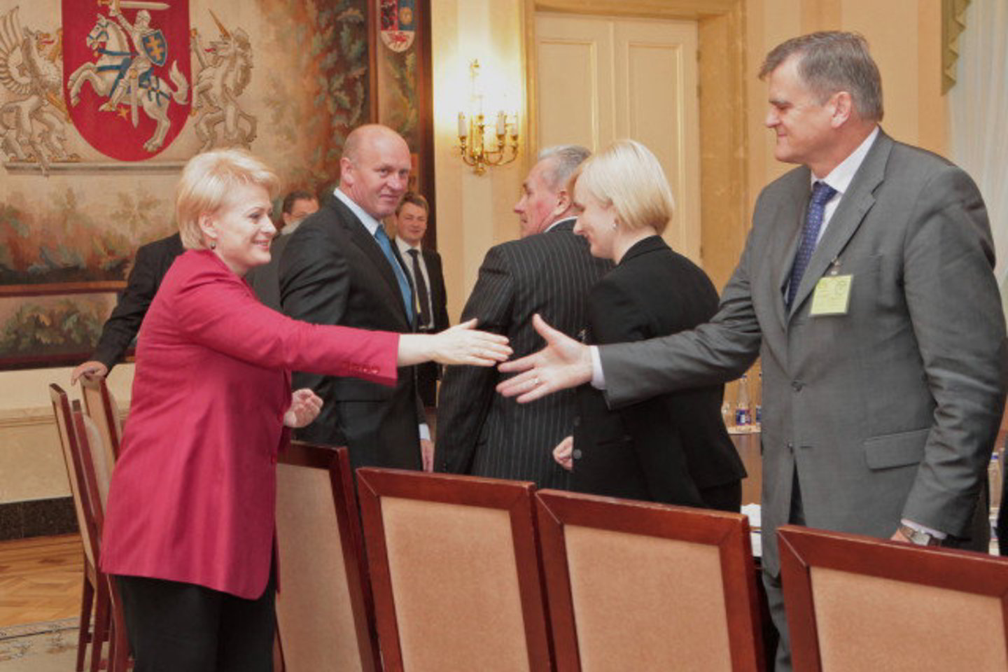 Prezidentė D.Grybauskaitė priėmė asocijuotų verslo struktūrų atstovus.