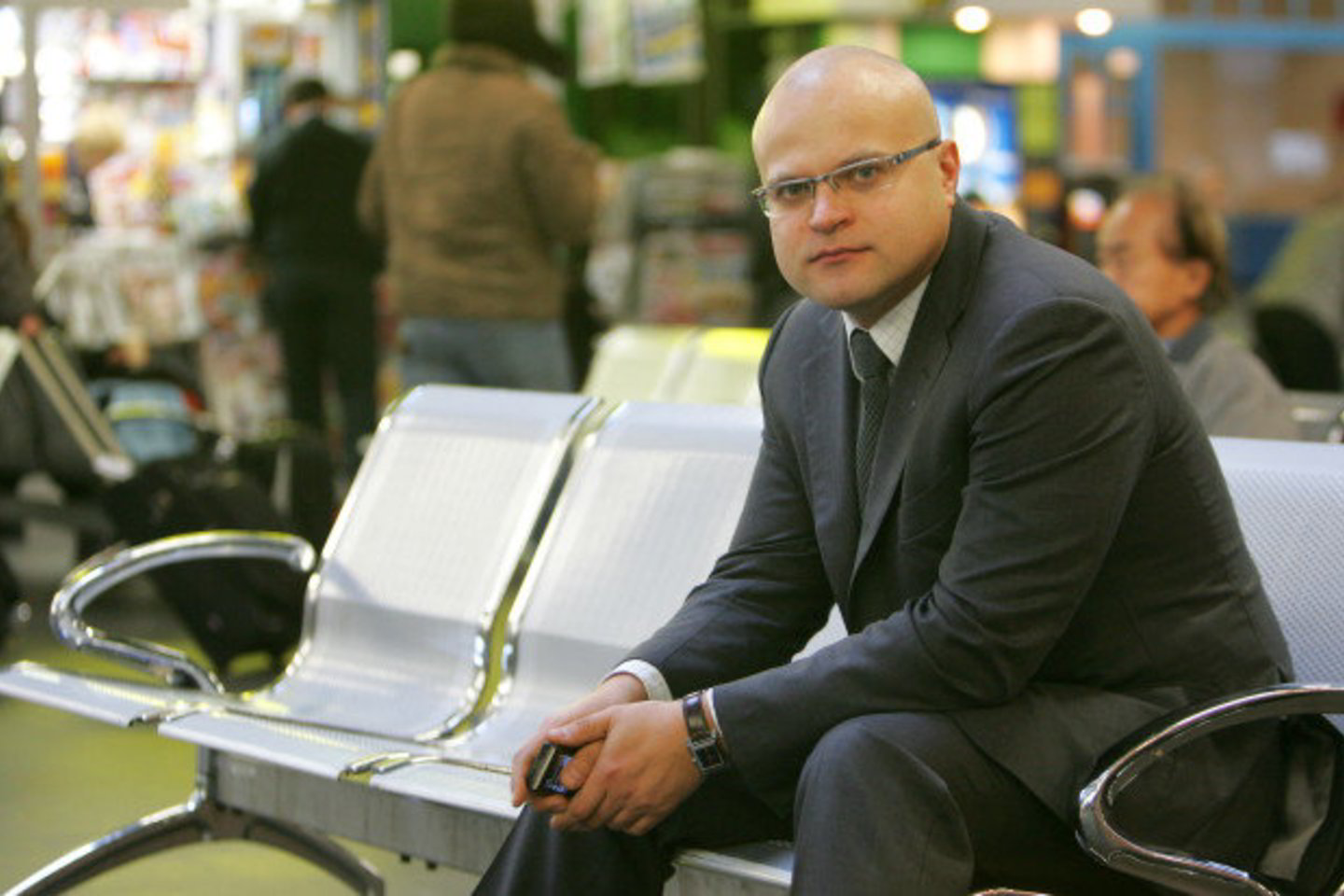 Vilniaus oro uosto vadovas T.Vaišvila džiaugiasi, kad srydžių skaičius auga.