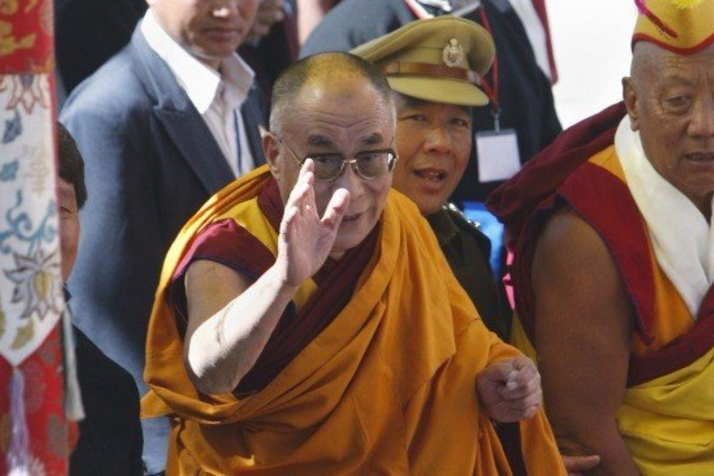 Dalai Lama lankosi Tavango mieste.