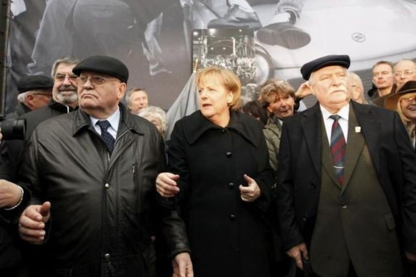 A.Merkel nepaleido iš parankių M.Gorbačiovo ir L.Walesos.