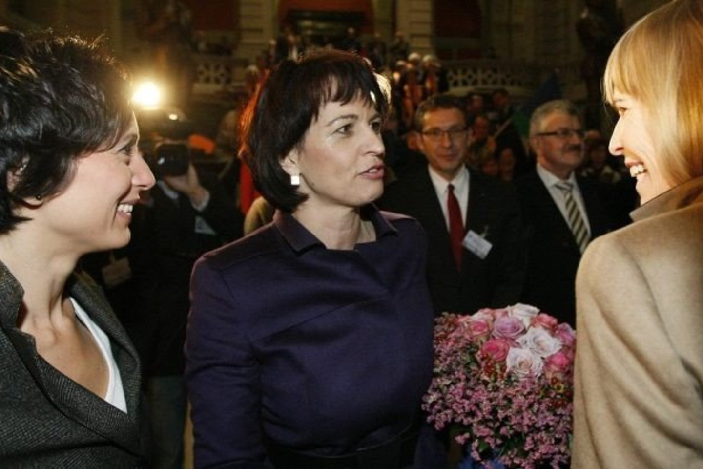 D.Leuthard (centre) yra trečioji moteris, užėmusi federalinį prezidento postą.