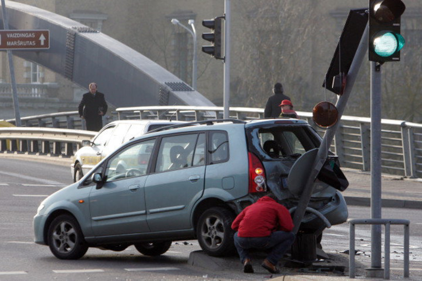 Incidentas įvyko trečiadienį prieš pietus.