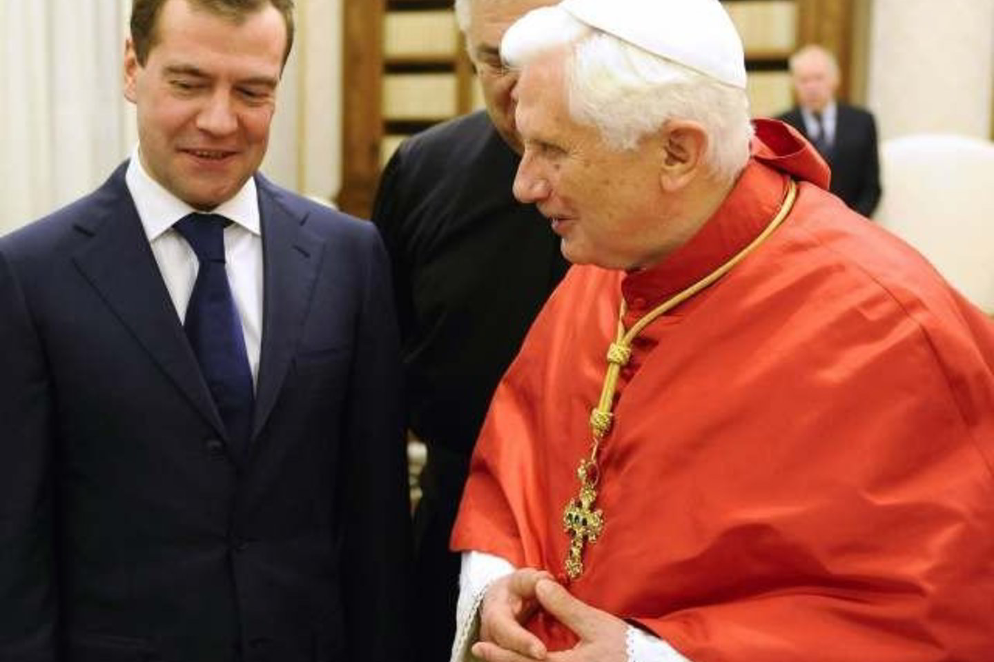 D.Medvedevas susitiko su popiežiumi Benediktu XVI.