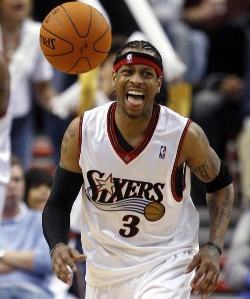 A.Iversonas „76ers“ ekipoje praleido geriausius savo karjeros metus.
