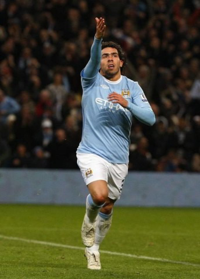„Manchester City“ pergalę lėmė C.Tevezo įvartis.