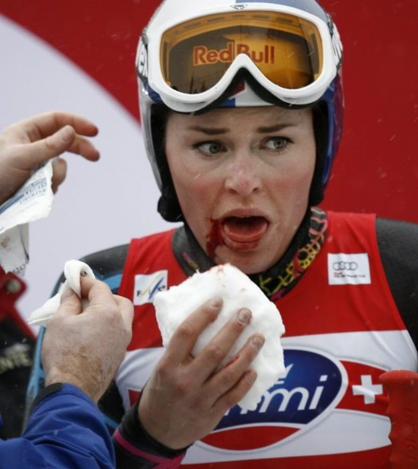 Sportininkė pergalę pasiekė per kraują.