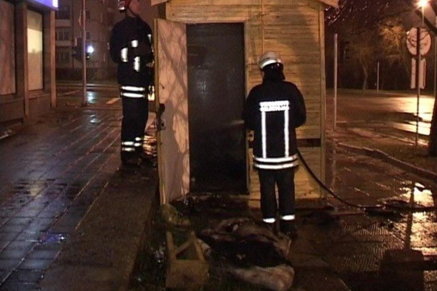 Gairas kilo trečiadienio naktį.