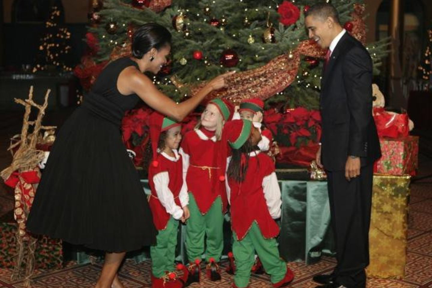 B.Obama išsakė Kalėdų linkėjimus Amerikos žmonėms.