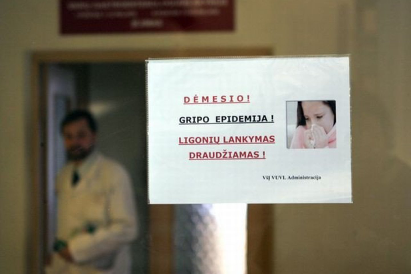 Gripo epidemija Klaipėdoje paskelbta gruodžio 1 dieną.