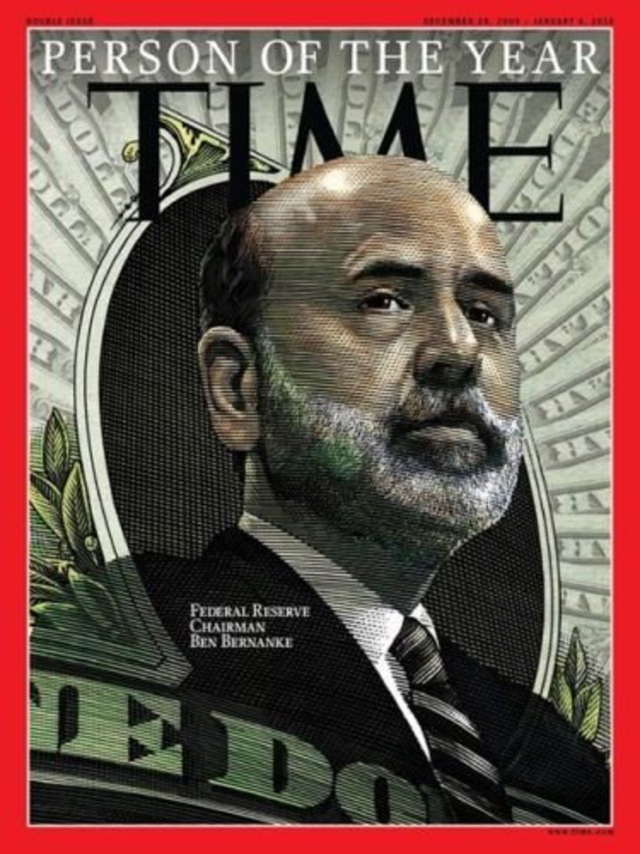 B.Bernanke sulaukė „Time“ įvertinimo.