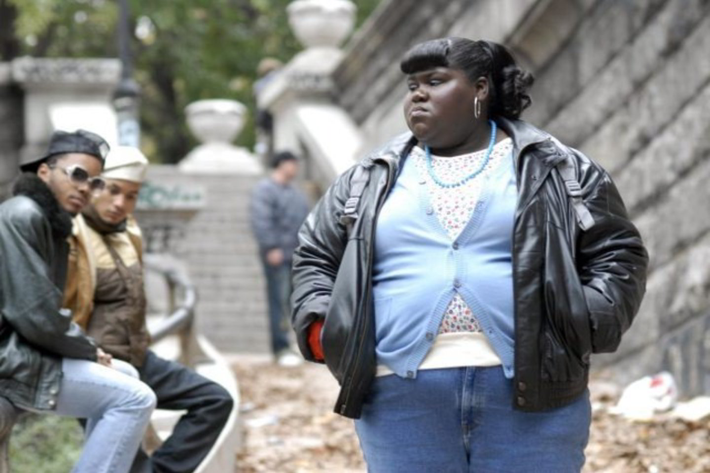 Geriausios aktorės kategorijoje nominuota Gabourey Sibide už vaidmenį filme "Brangioji" (Precious).
