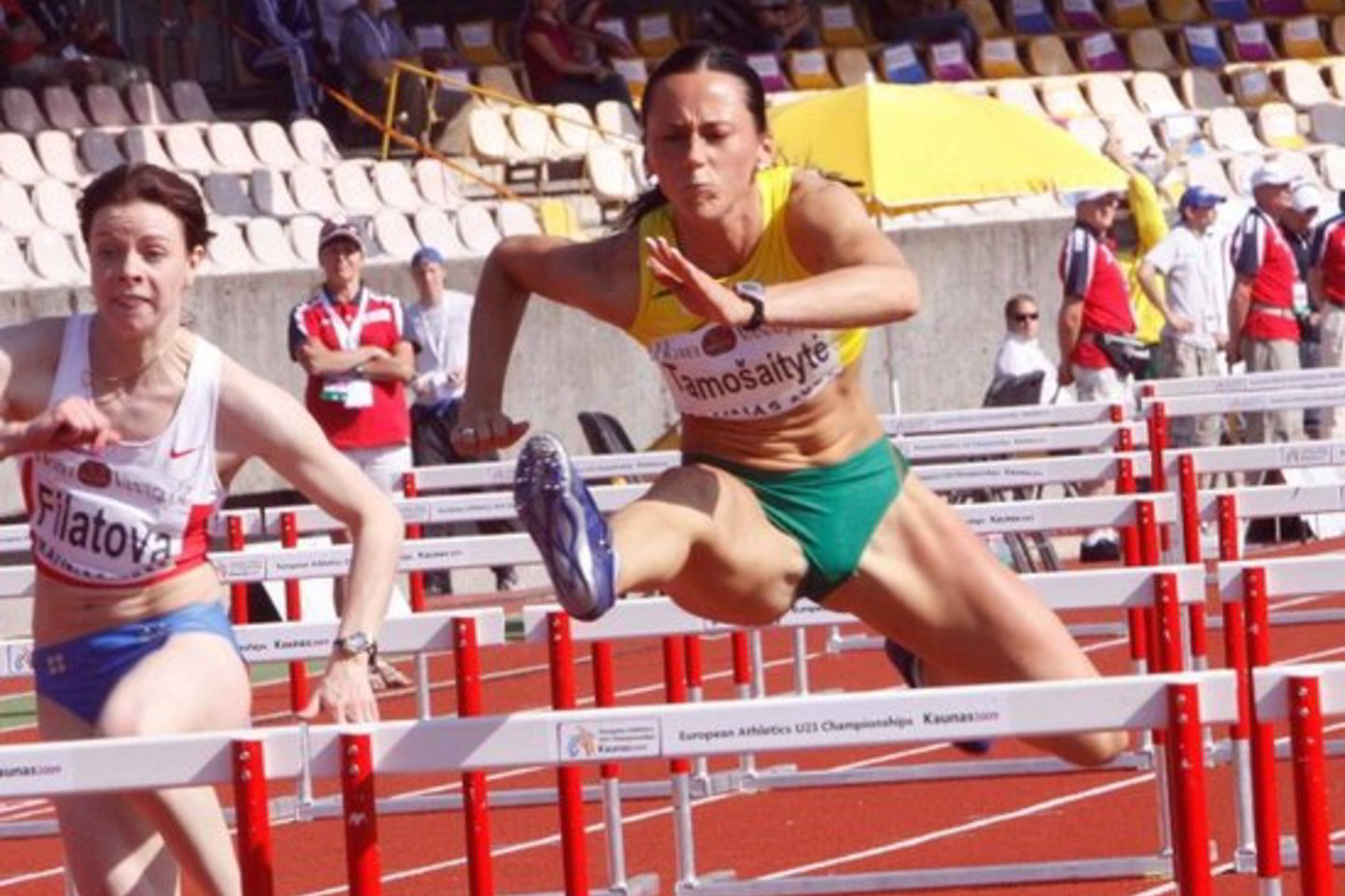 S.Tamošaitytė finale distanciją įveikė per 8,3 sek.