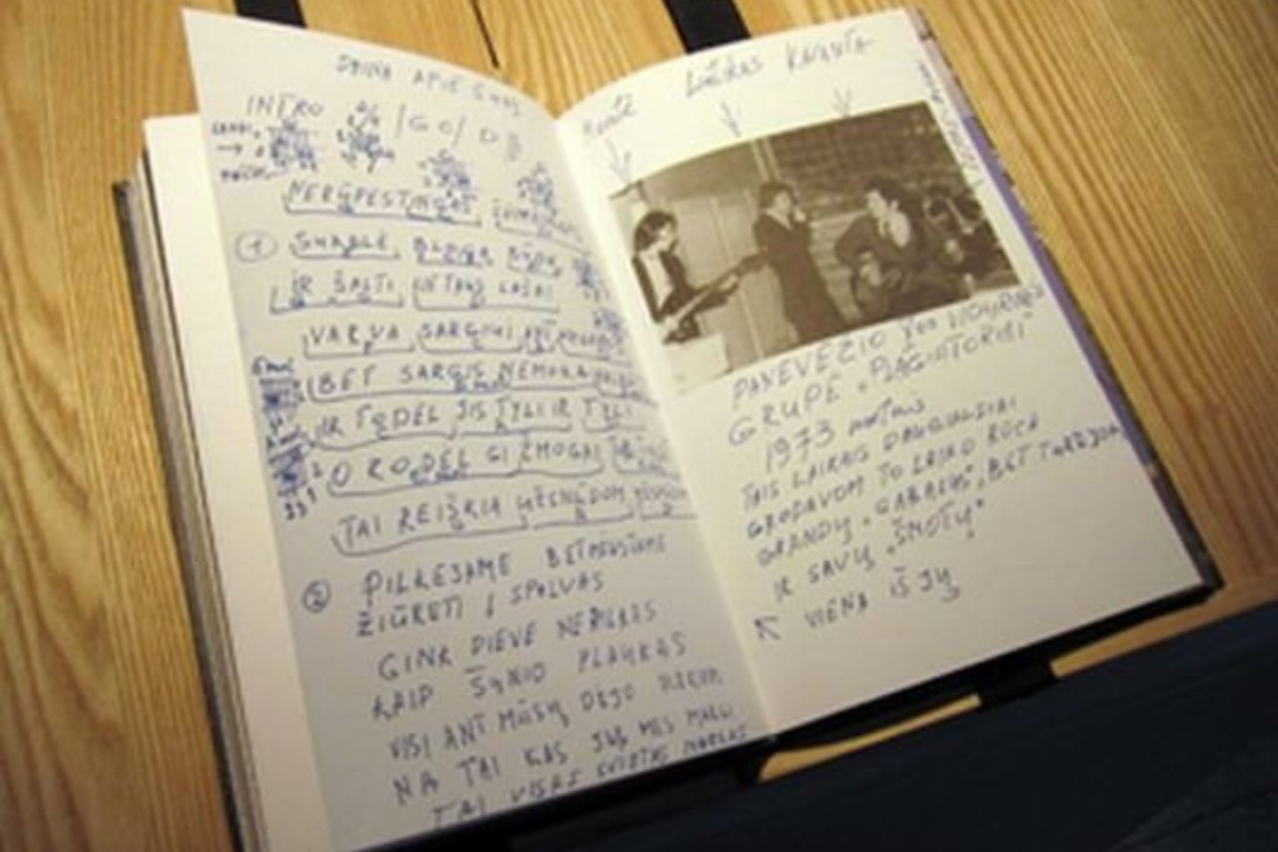 Šiuo metu skaitykloje eksponuojamas Artūro Railos monografijos „Roll Over Museum“ egzempliorius su įrašais žmonių, vienaip ar kitaip susijusių su menininko projektais.