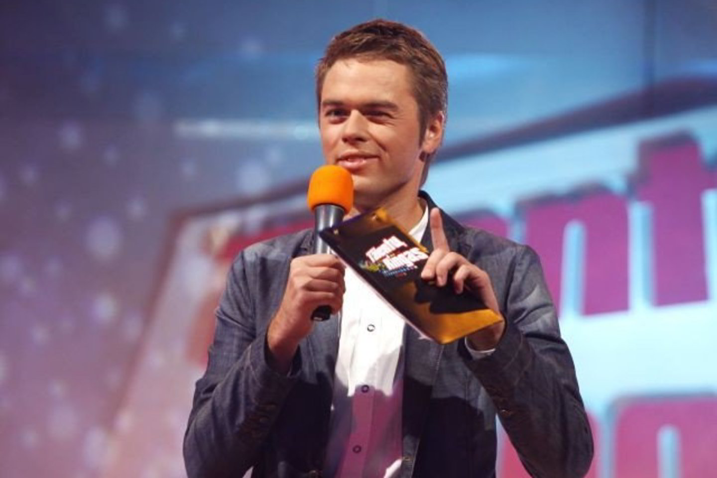 Laidos vedėjas Ignas Krupavičius.