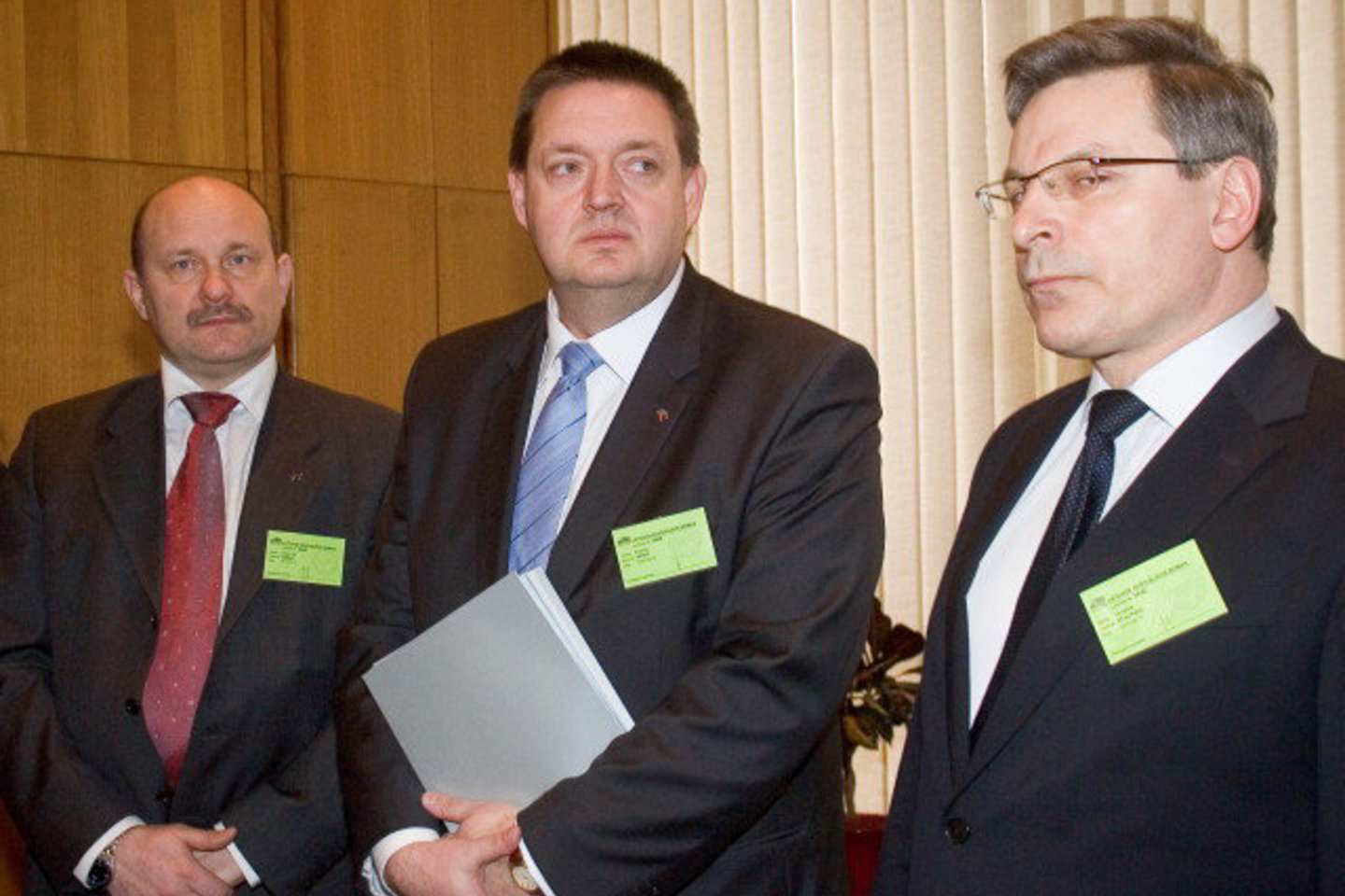 "Orlen Lietuva" vadovai: K.Pater, J.Szalinski ir D.Krelowska.