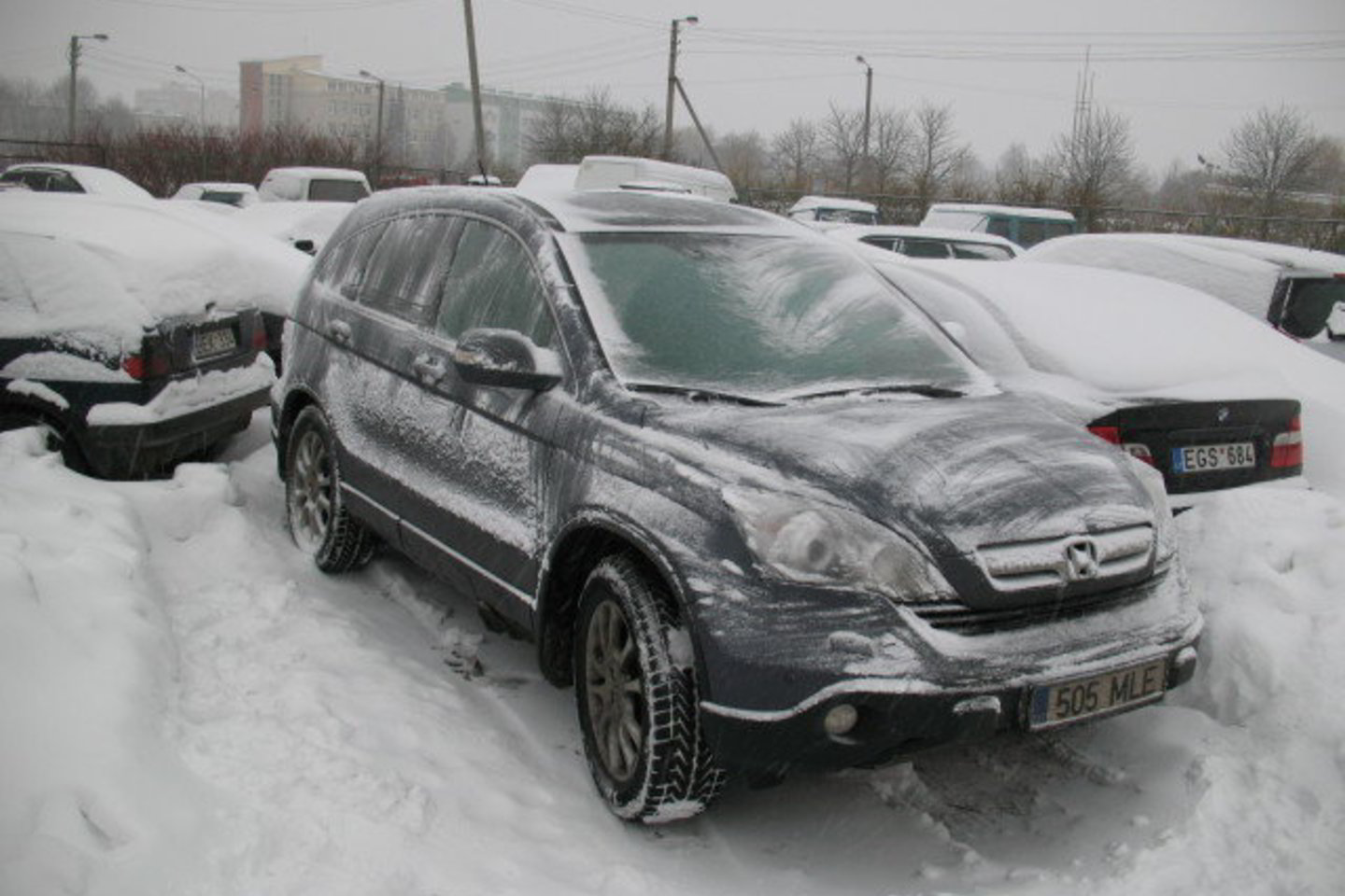 Kauno policijos pareigūnai surado vasario 10 dieną Estijoje pavogtus apynaujus automobilius „Honda CR-V“