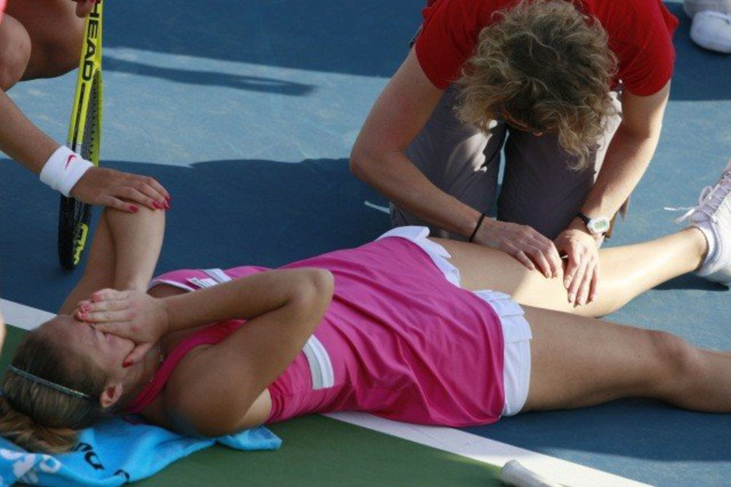 Kateryna Bondarenko patyrė traumą ir pasitraukė iš turnyro.