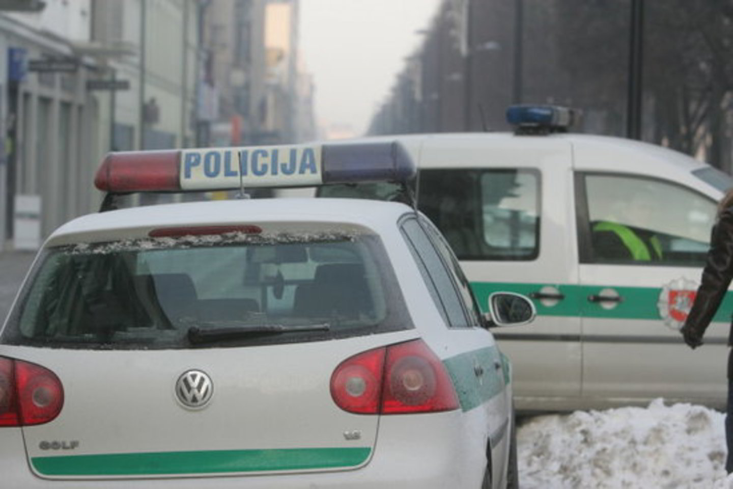 Policijos pareigūnams teko tramdyti neblaivų vyriškį.