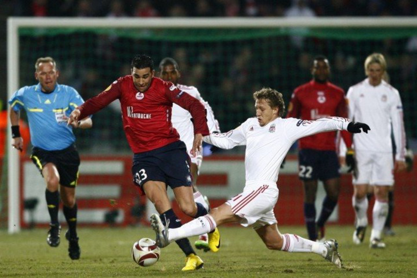 „Liverpool FC“ ir LOSC rungtynių akimirka.