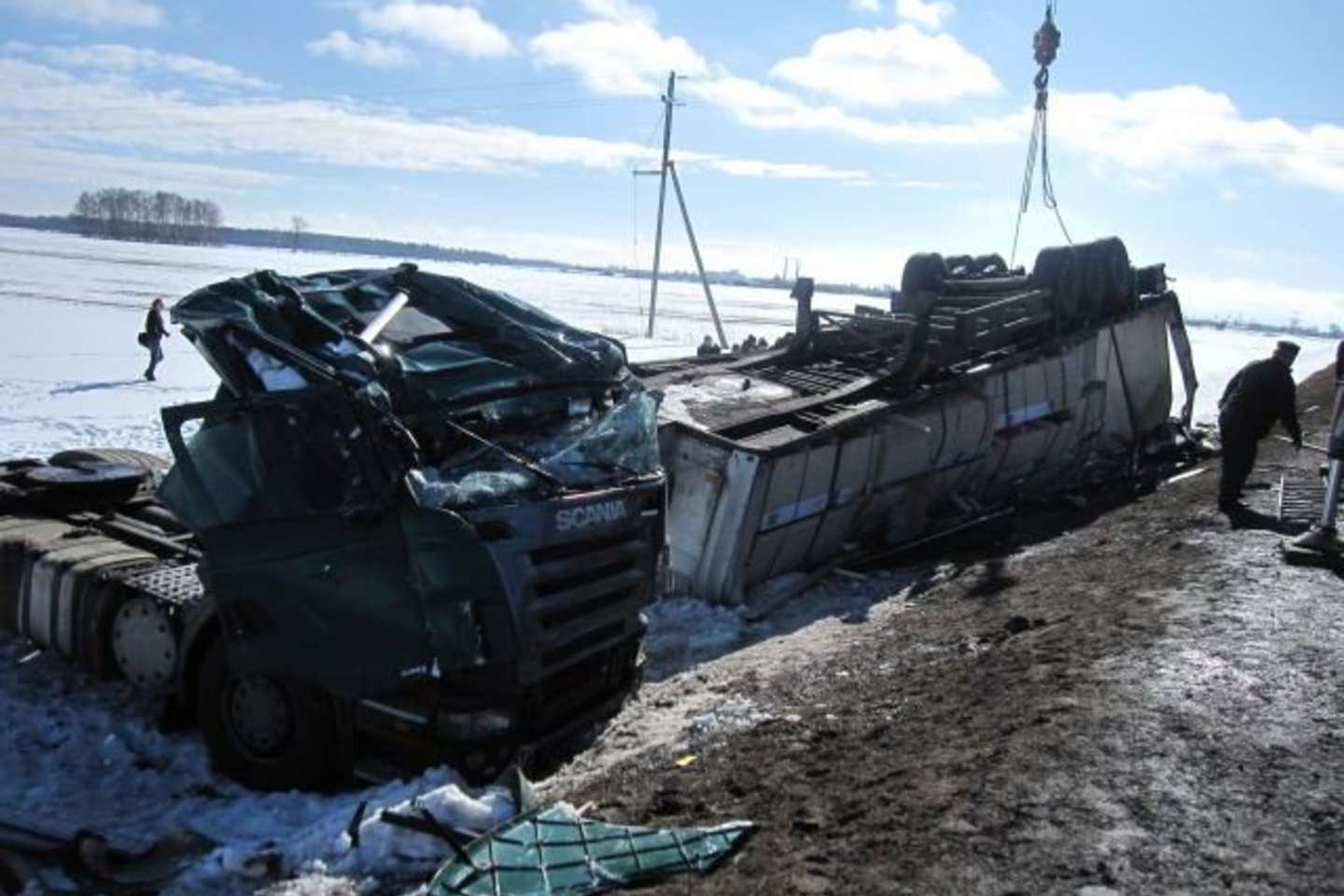 Susidūrė dviejų latvių transporto priemonės.