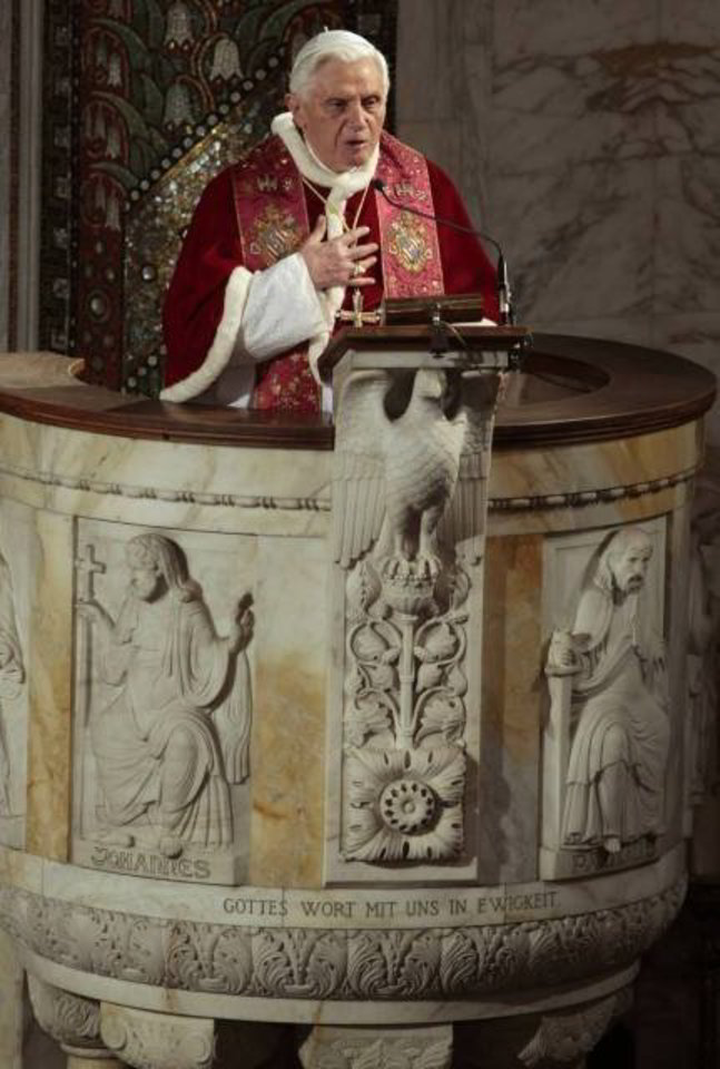 Popiežius Benediktas XVI sekmadienį lankėsi Romos evangelikų liuteronų bažnyčioje.