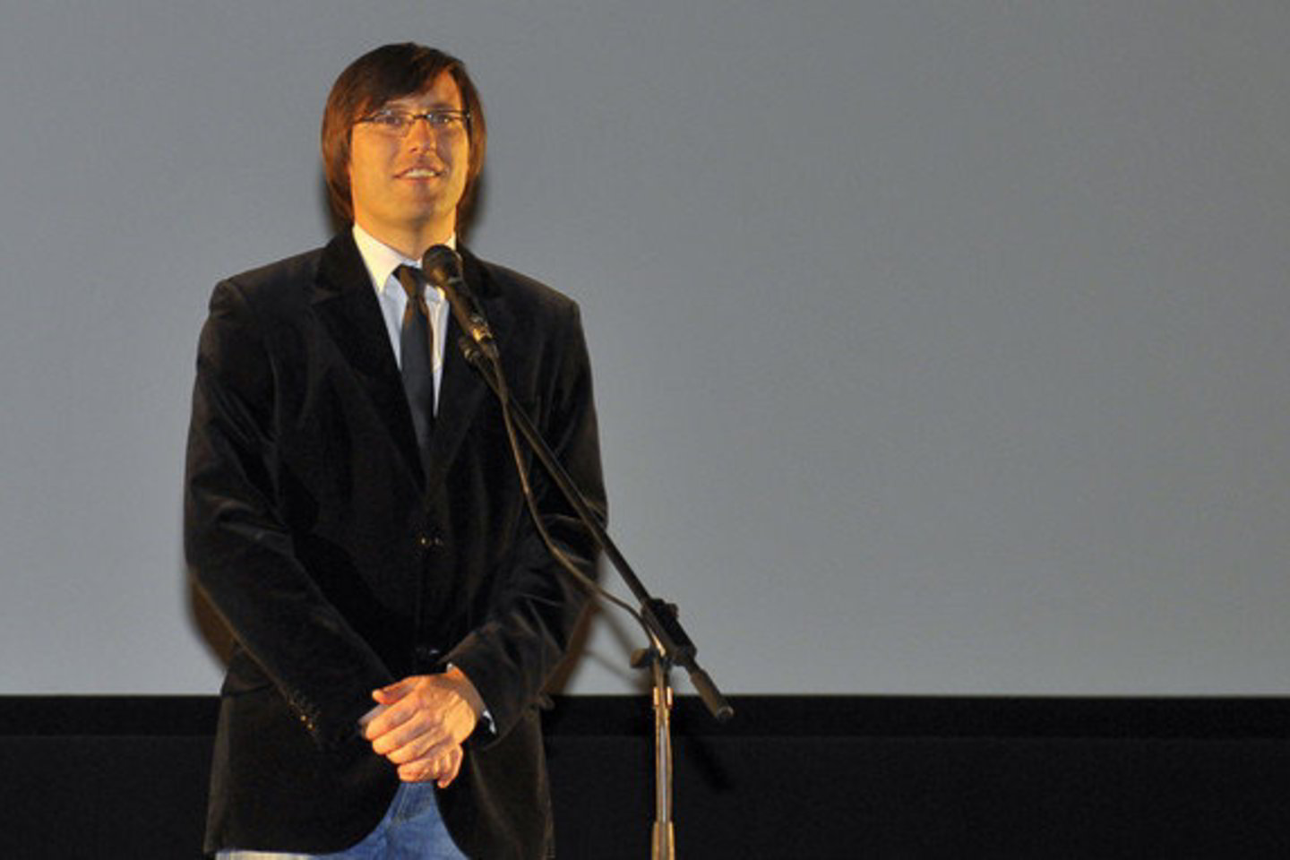 Filmo „Artimos šviesos“ režisierius Ignas Miškinis.