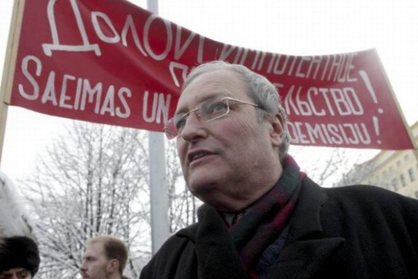 E.Zuroffas pasibaisėjo eitynėmis Rygoje.