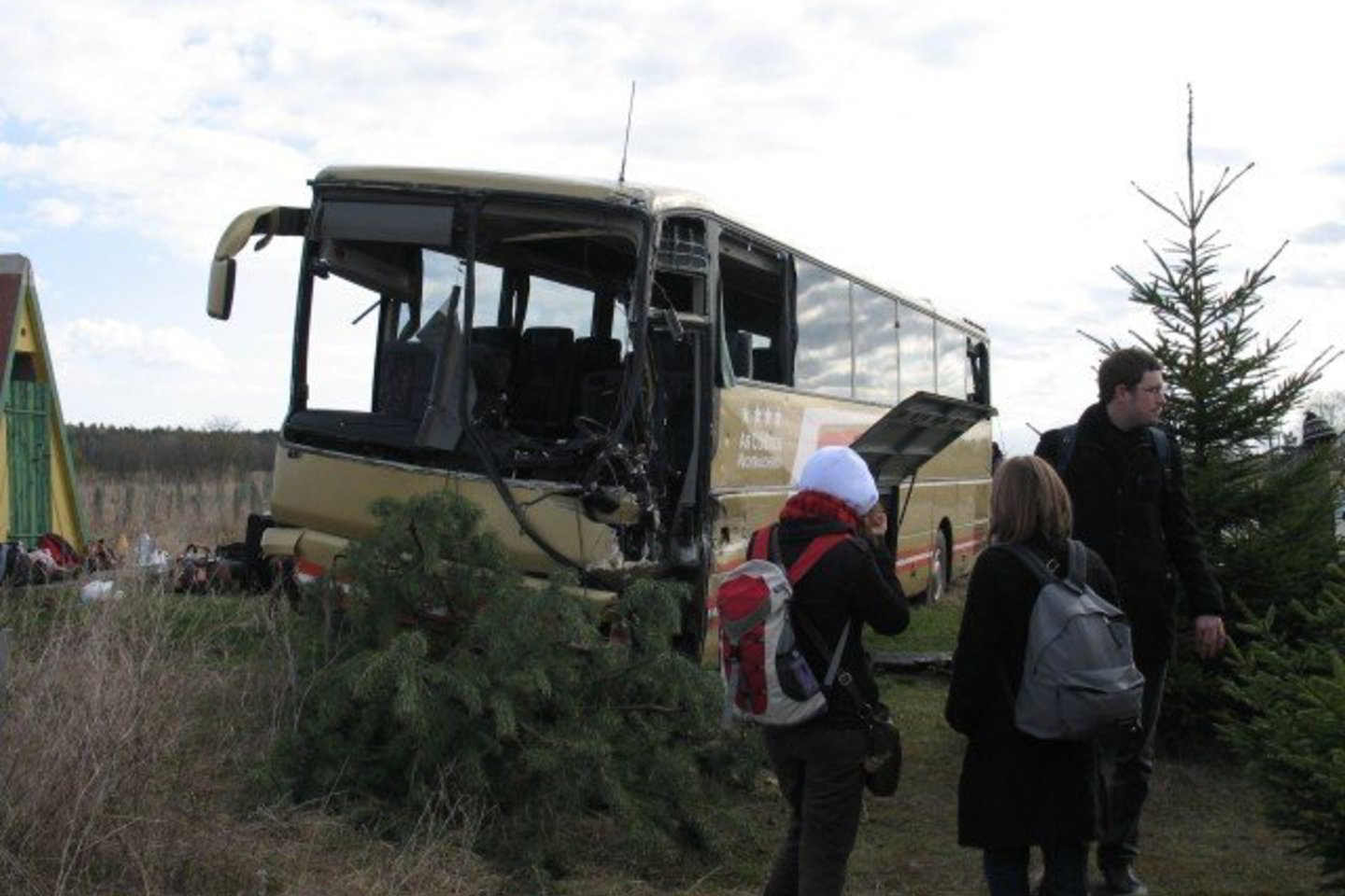 Autobusu važiavo ir užsieniečiai.