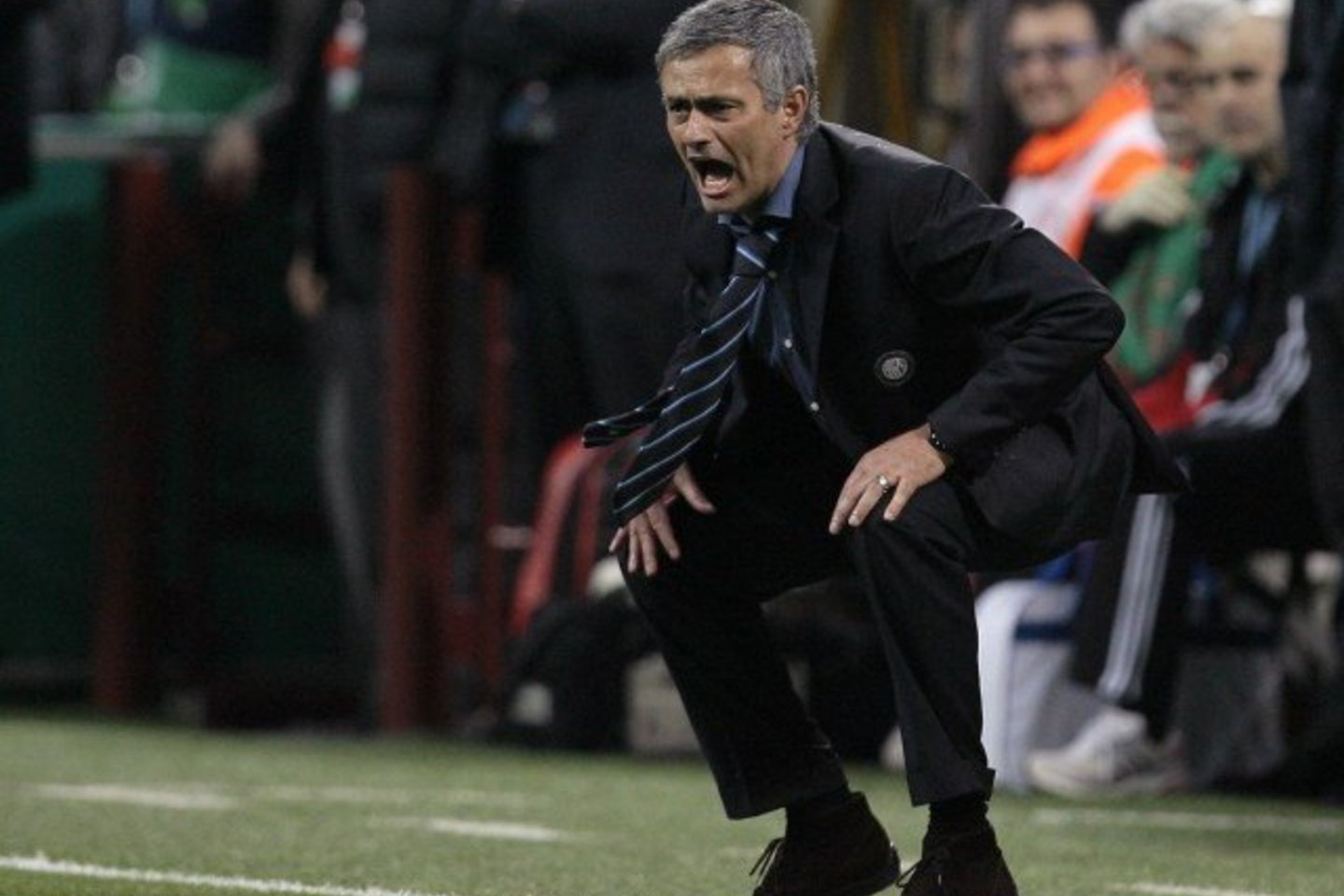 J.Mourinho virė per rungtynes, tačiau po jų buvo ramus.