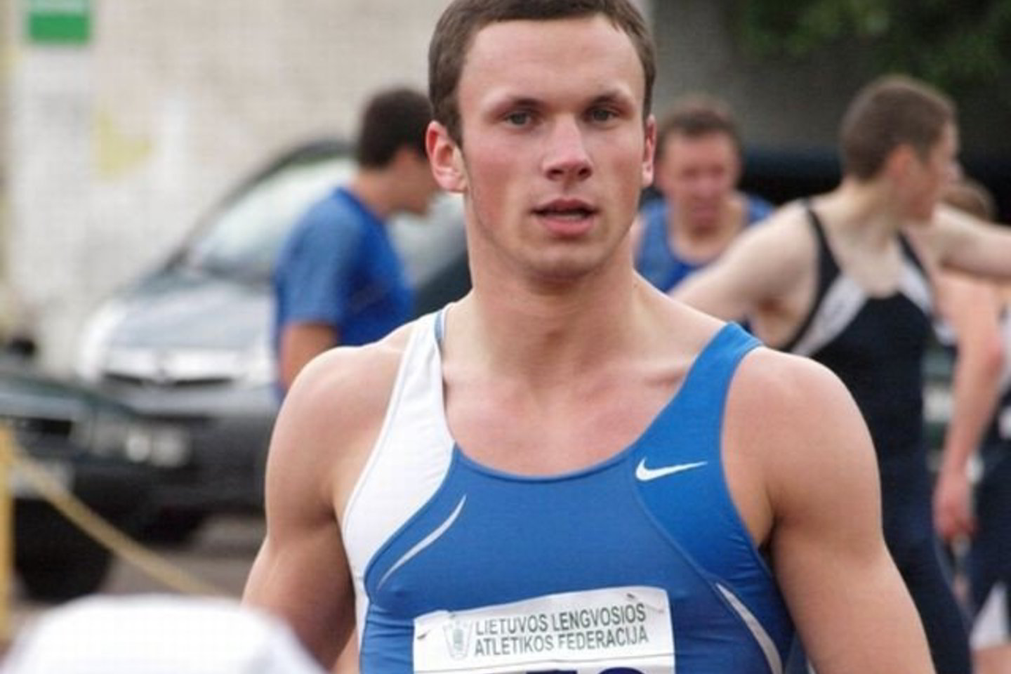M.Jurgilas 100 metrų bėgimo finale užėmė trečiąją vietą.