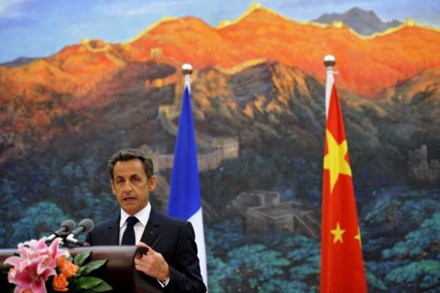 N.Sarkozy vieši Kinijoje.