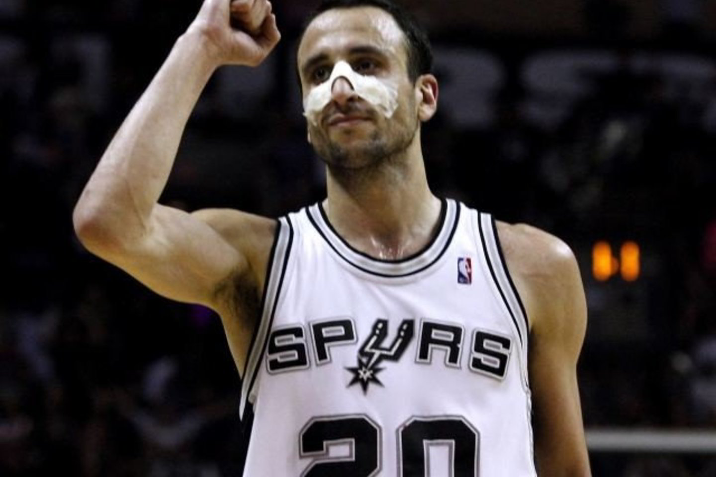 E.Ginobili džiaugiasi pergale.